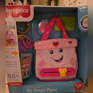 Fisher Price Laugh And Learn My Smart Stages Purse Interactive Pink Educational